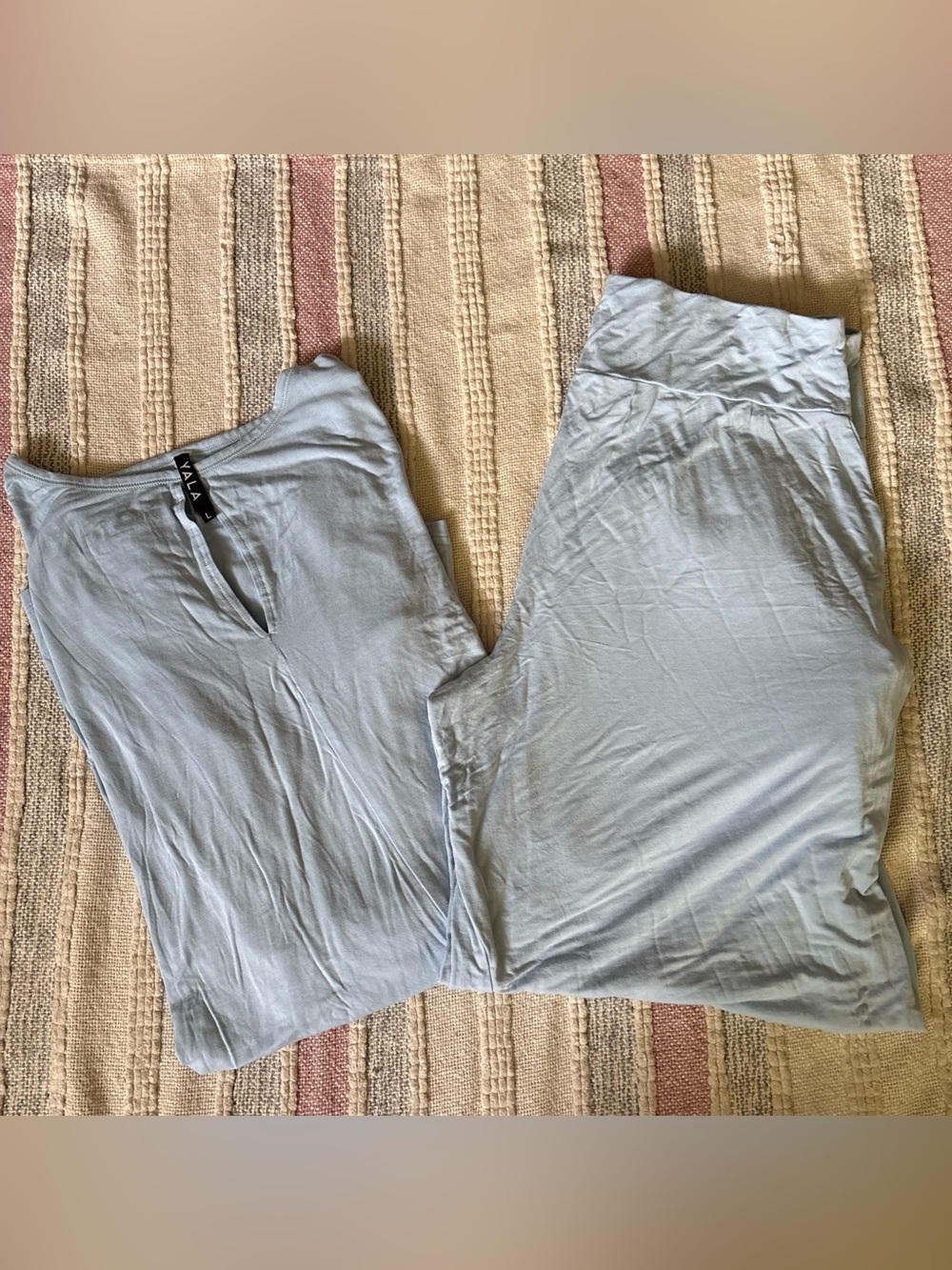 Yala Light Blue Men's Jogger Lounge Pants